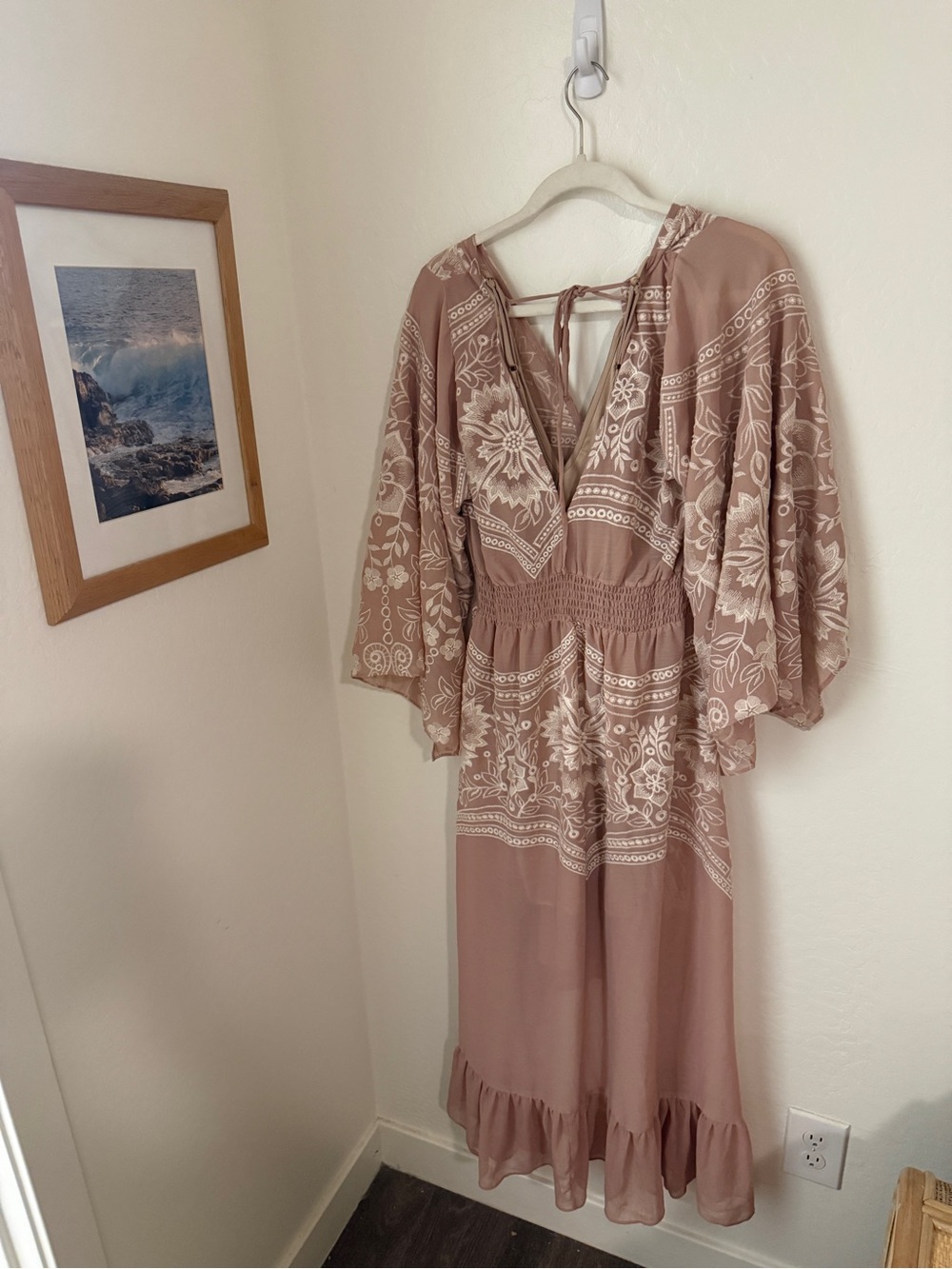 Especia Embroidered Ruffle Dress - Picture 4 of 5